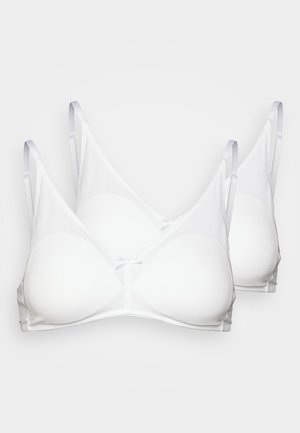 Marks & Spencer BRALETTE 2 PACK - Τριγωνικό σουτιέν - white/white