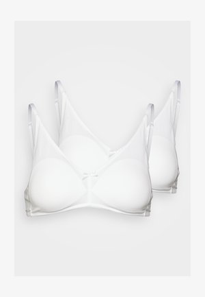 Marks & Spencer BRALETTE 2 PACK - Τριγωνικό σουτιέν - white/white