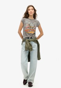 Superdry & Co ROCK GRAPHIC - T-shirts print - vintage black