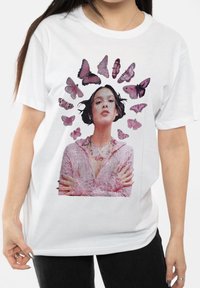 Paradiso Clothing HALO UNISEX - Print T-shirt - white