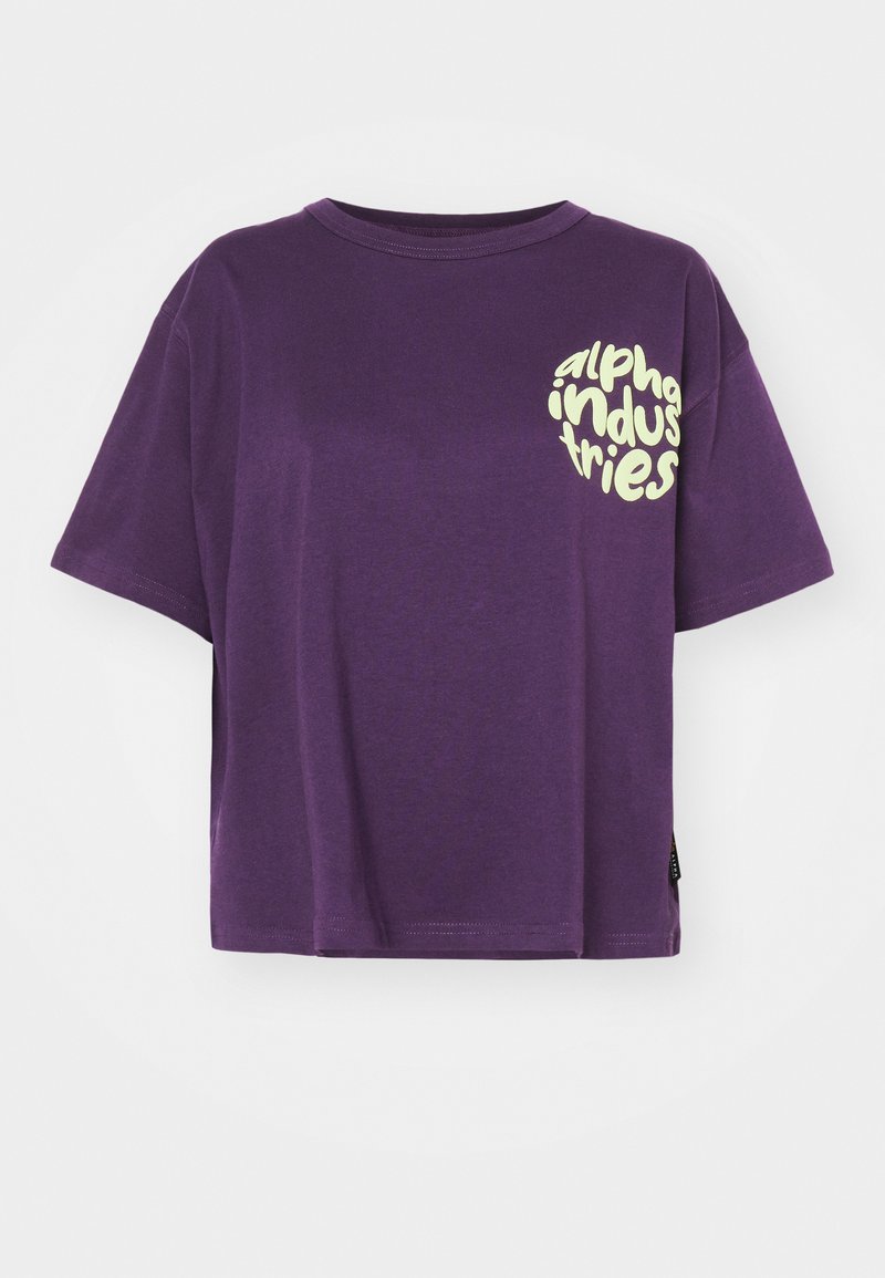 alpha industries T-shirt print paars