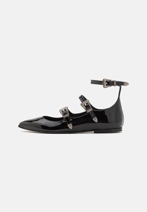 CHAUSSURES - Ballerinaskor med remmar - black