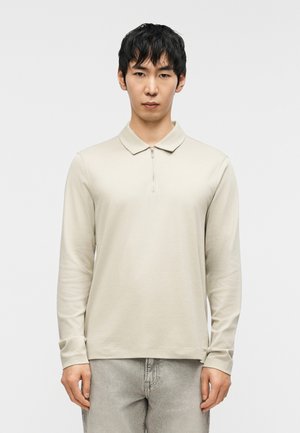 SLEEK ZIP - Langarmshirt - stone