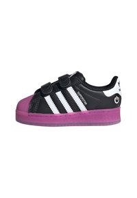 Chaussure Superstar Enfant Violet Adidas Originals SUPERSTAR LED LIGHTS  COMFORT CLOSURE Chaussures