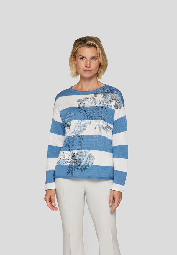 LOVE - Strickpullover - hellblau