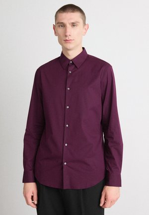 SOLID STRETCH SLIM SHIRT - Επίσημο πουκάμισο - passion plum