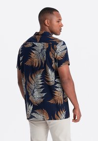 Ombre SHORT SLEEVE  - Overhemd - navy blue and grey