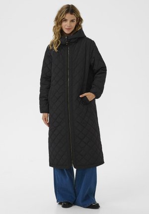 RWEN LONG HOODED - Vinterfrakke - pitch black