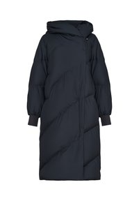 OVERSIZED HOODED - Piumino lungo - grey