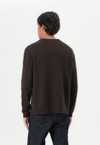 Samsøe Samsøe SAFREDDY SWEATER - Strickpullover - black coffee