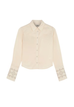 Wrangler, BELL WESTERN SLIM - Риза с копчета - egret
