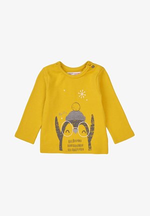 3 PACK - Top s dlouhým rukávem - darkyeloe/grey/beige