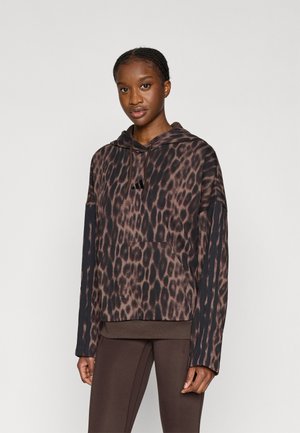 Kapucnis pulóver - multicolor/earth strata/shadow brown