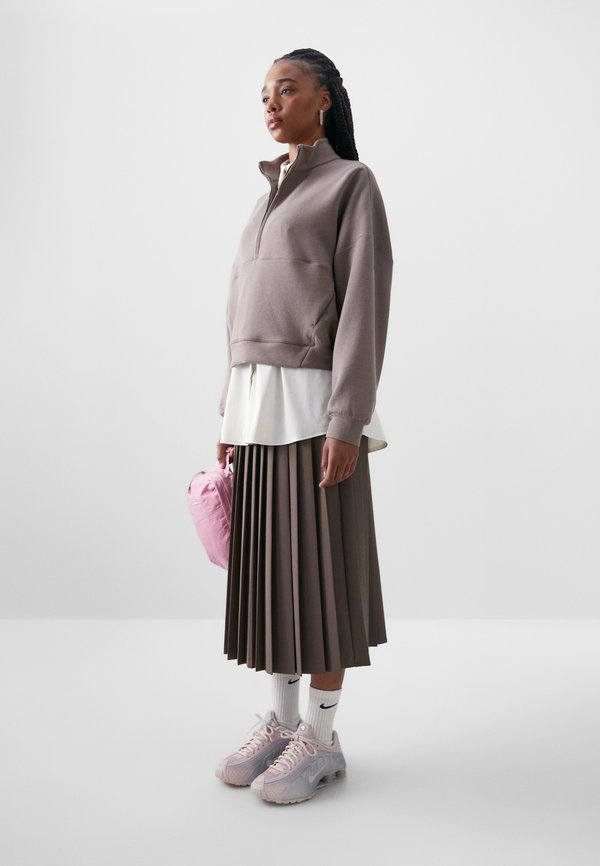 PLEATED SKIRT - Pleated skirt - ironstone4