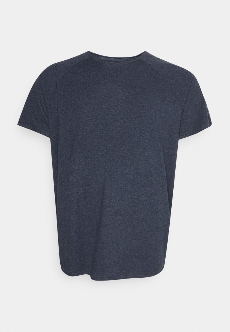 Pier One PLUS SIZE T Shirt Basic Dark Blue dunkelblau Zalando de pier-one-plus-size-t-shirt-basic-dark-blue-dunkelblau-zalando-de