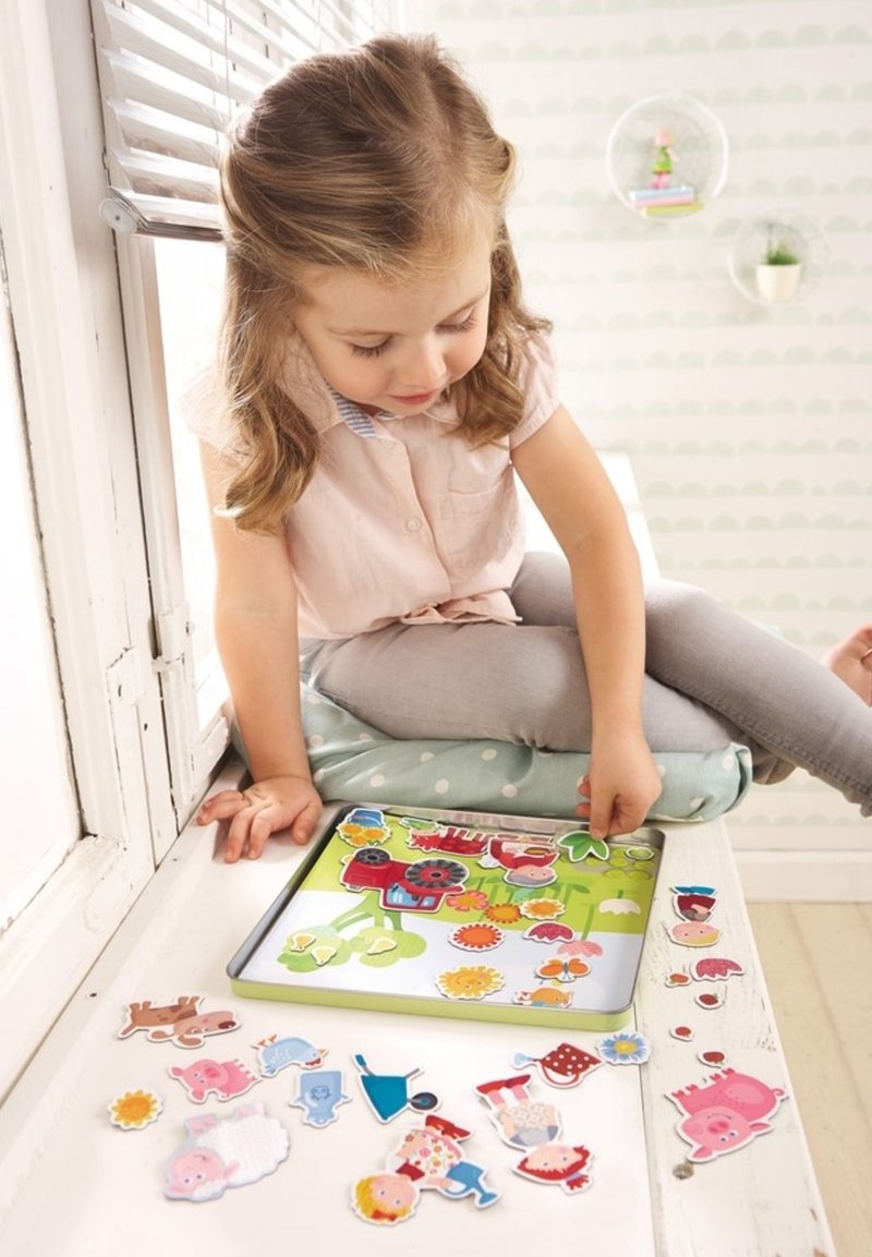 HABA MAGNETSPIEL BOX PETERS UND PAULINES BAUERNHOF - Puzzle - multi coloured