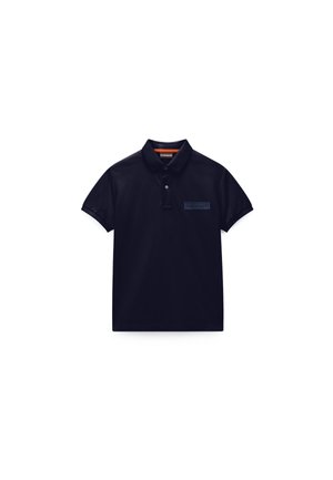 Napapijri NEW BOX LOGO UNISEX - Polo - blue marine