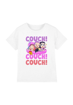KPOP DEMON HUNTERS - HUNTRIX COUCH - Print T-shirt - white