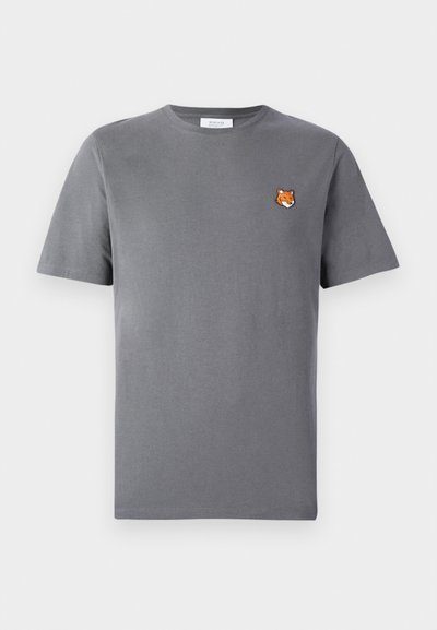 Maison Kitsuné FOX HEAD REGULAR TEE - Navadna majica - charcoal
