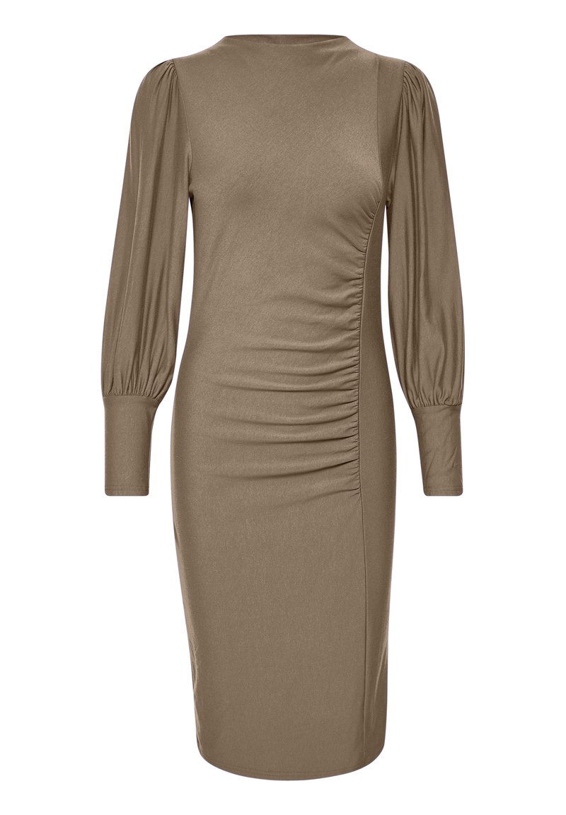 Gestuz Etui-jurk lichtgrijs