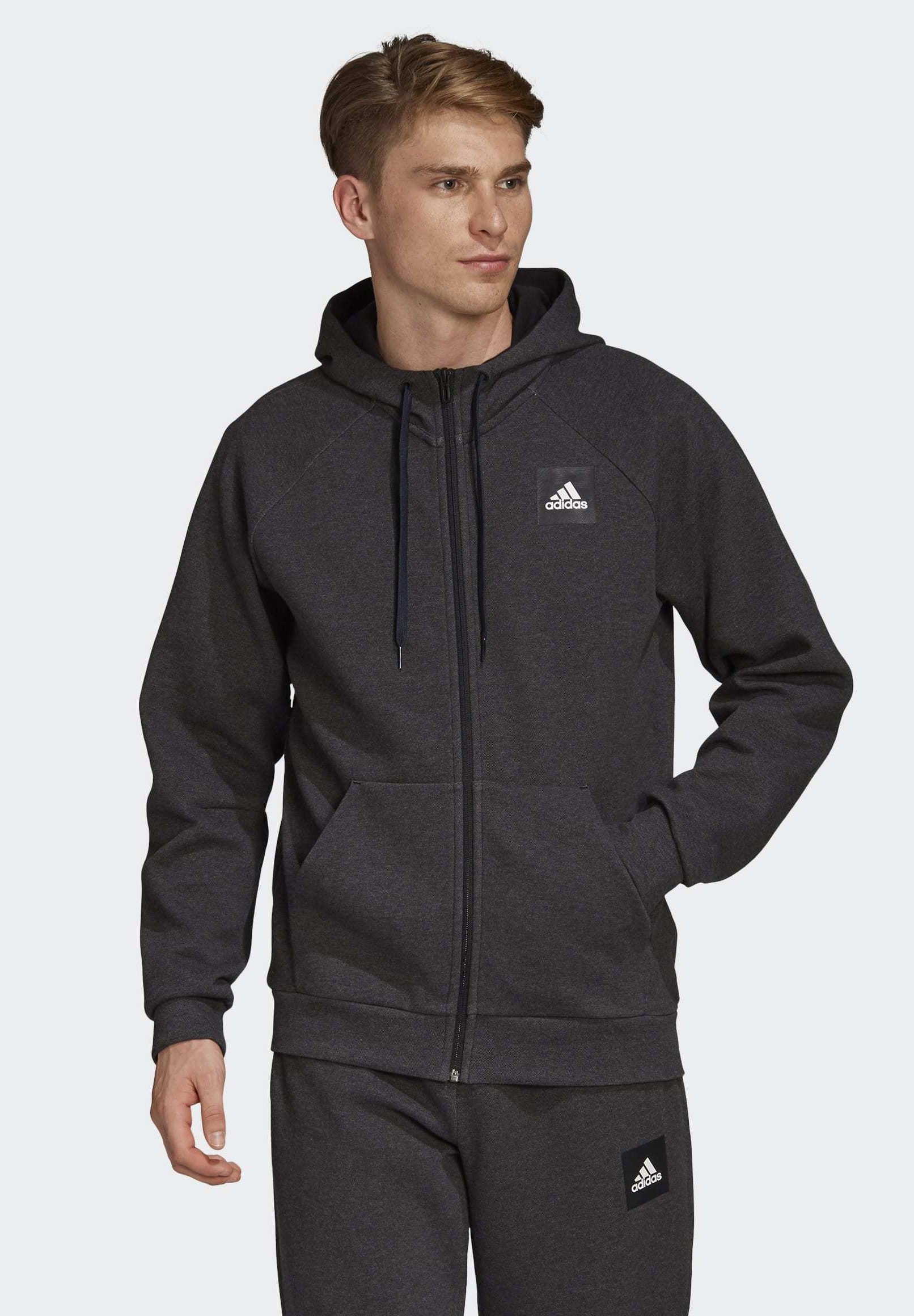 adidas Performance MUST HAVES STADIUM HOODIE - Felpa con zip - black/nero -  Zalando.it