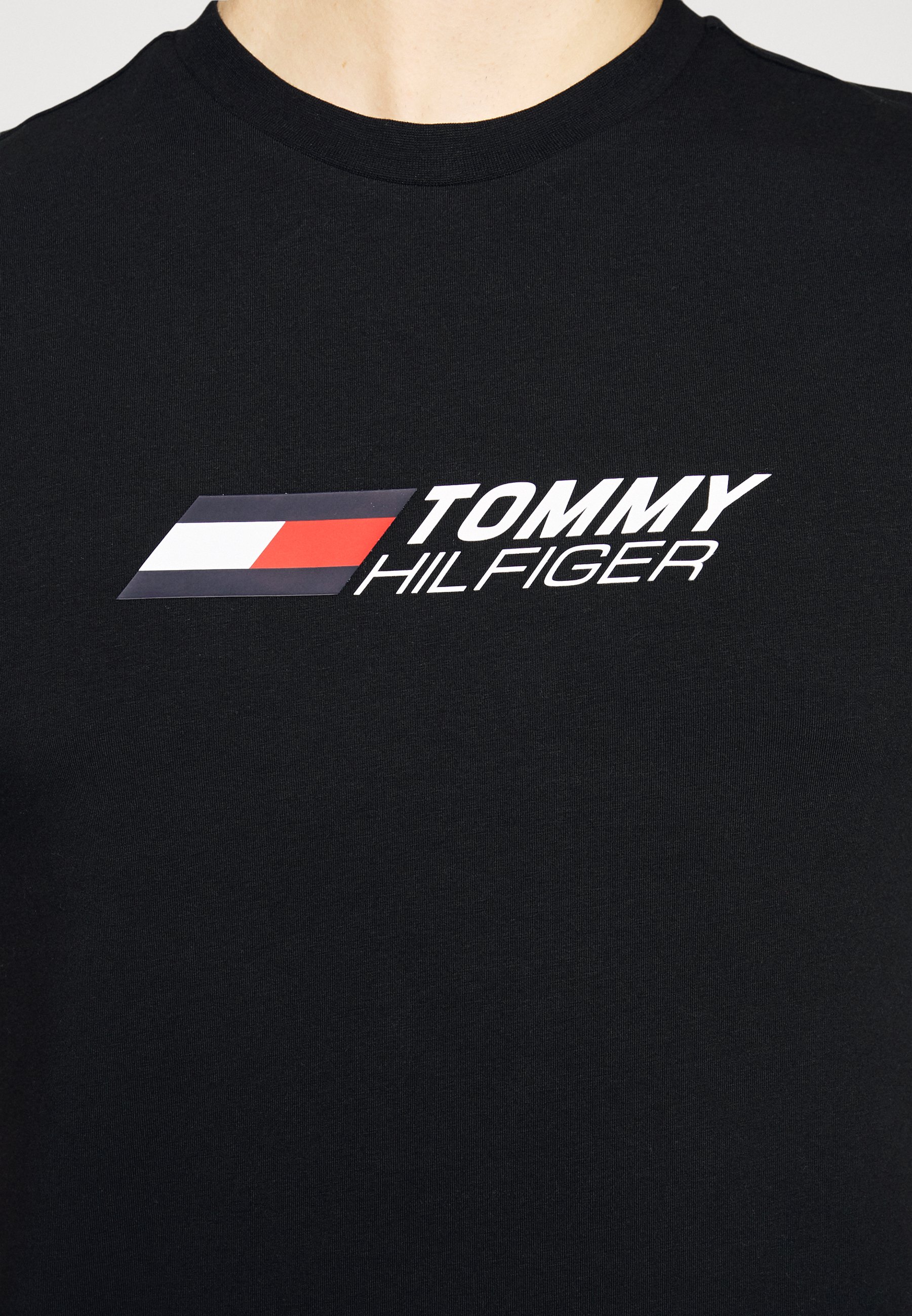LOGO TEE - Print T-shirt - black 