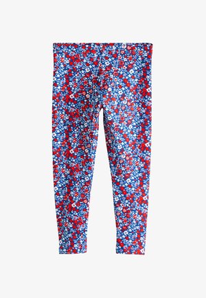 Next, REGULAR FIT - LEGGINGS - Retuusid - püksid - blue/red floral