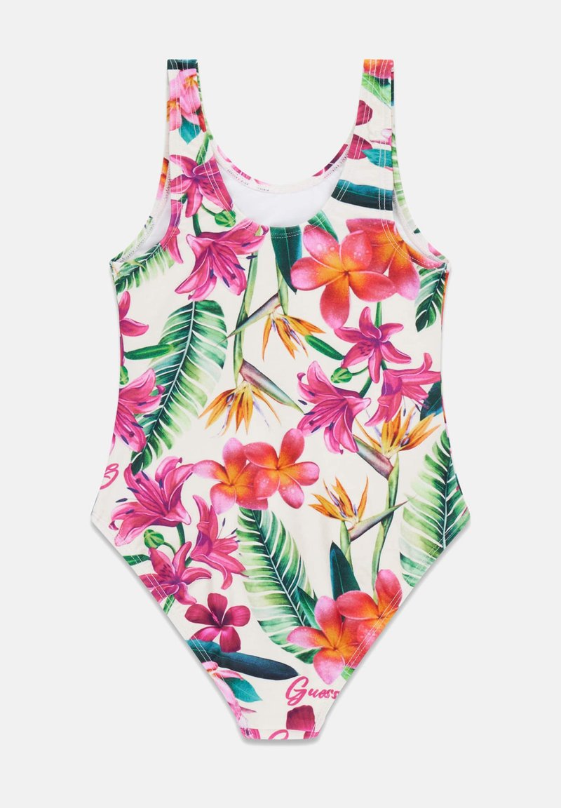 Guess LOGO-DREIECK Costume da bagno blumenmuster/beige Zalando