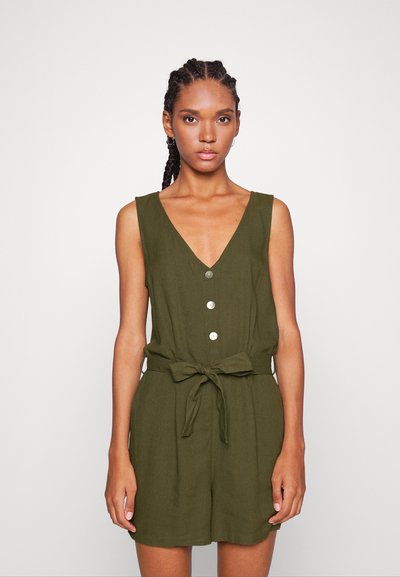 Urban Classics LADIES SHORT SLEEVELESS MODAL JUMPSUIT - Mono - Lilac