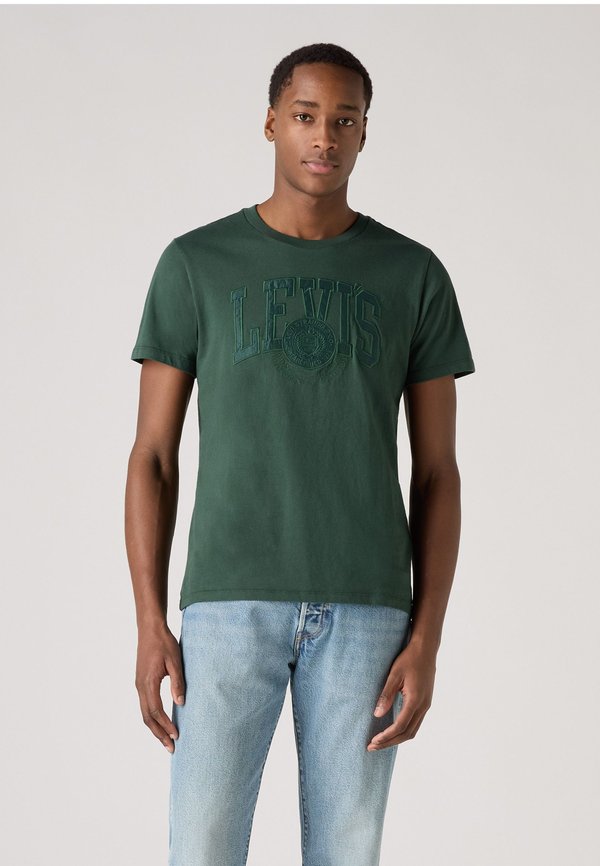 CLASSIC GRAPHIC TEE - Print T-shirt - sycamore