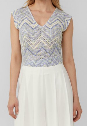 T-shirt print - light blue