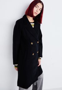 GAP LONG COAT - Klasický kabát - black