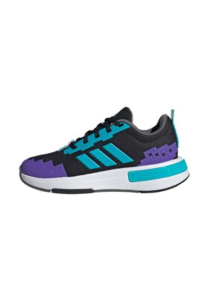 MINECRAFT    - Sneakers - core black   lucid cyan   cloud white