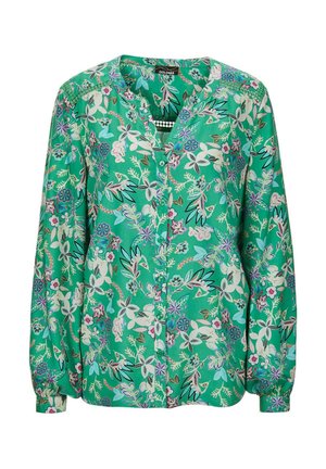 GOLDNER Blouse - green patterned