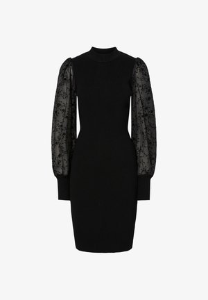 YAS, Knitted YASDOTME - Gebreide jurk - black