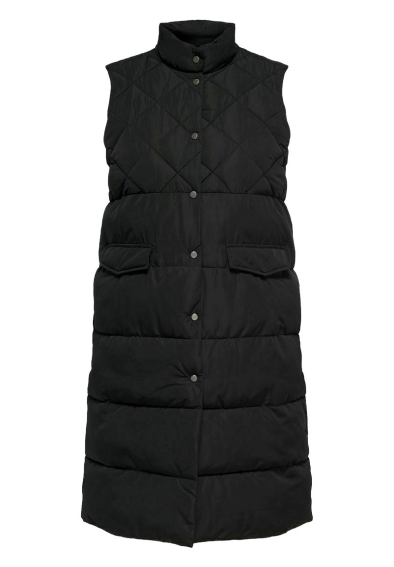 ONLY CARMAKOMA Damen Weste Cartahia LW - Gesteppte Weste Mit Kordelzug