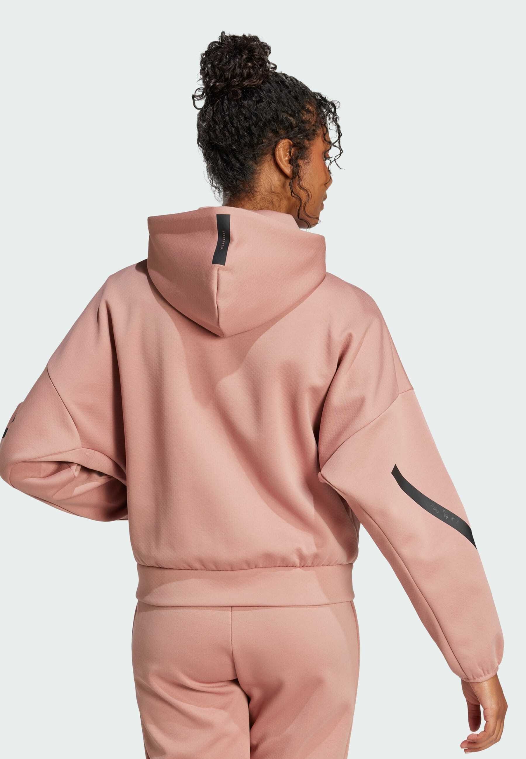 adidas Sportswear FULL - Sweatjacke - warm clay/rosa - Zalando