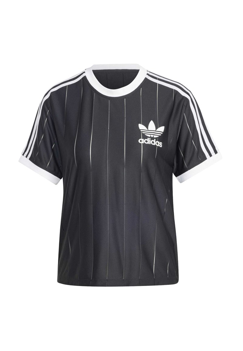 adidas Originals ADICOLOR 3-STRIPES PINSTRIPE - Camiseta estampada - black