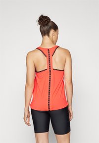 Under Armour KNOCKOUT TANK - Topper - racer red/black