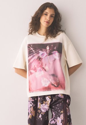 Next REGULAR FIT - SHORT SLEEVE SET - Nachtwäsche Set - purple floral