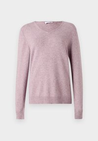 VIRIL L/S V-NECK TOP - Svetr - toadstool