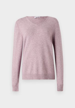 VILA VIRIL V-NECK NOOS - Trui - toadstool