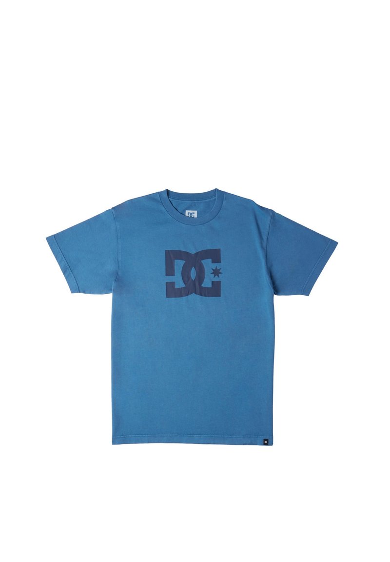 DC Shoes STAR PIGMENT DYE - Triko s potiskem - bqpw dark blue enzyme wash