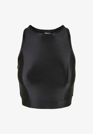 Urban Classics, LADIES CROPPED SHINY TOP - Topp - schwarz