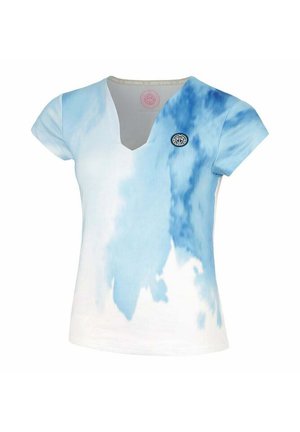 WATER - T-Shirt print - white blue