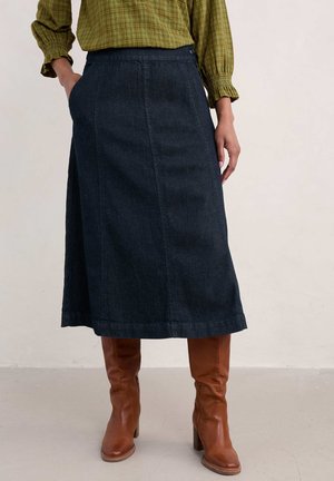 CAPRICCIO - Jeansrock - blue dark indigo