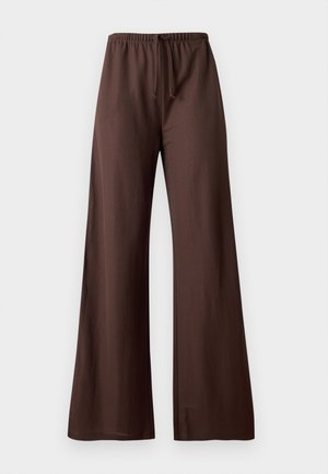 JDY, JDYLESLIE PANT - Wide Leg - chocolate brown