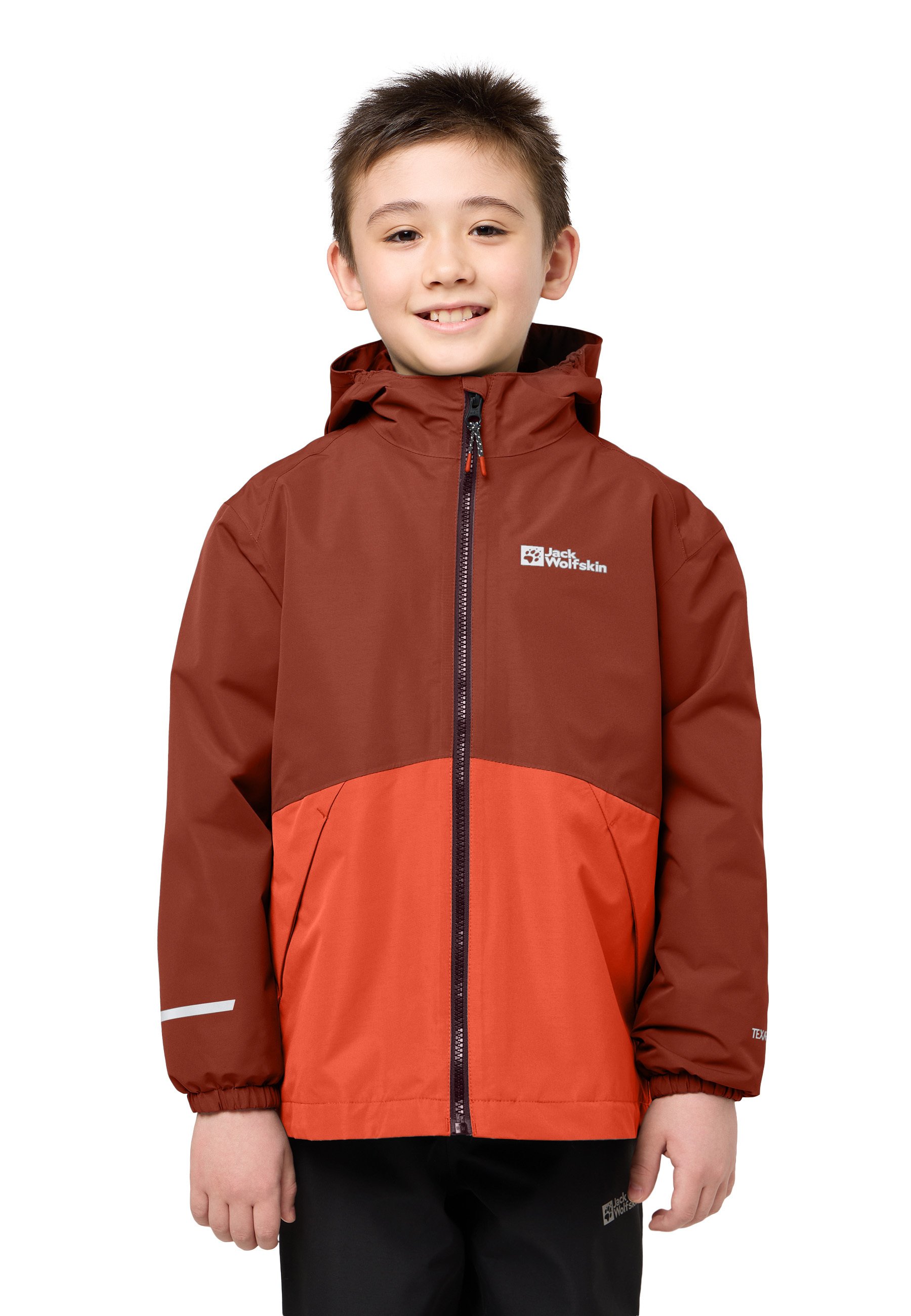 Jack Wolfskin ICELAND 3IN1 K Outdoorjacke intense rust/rot