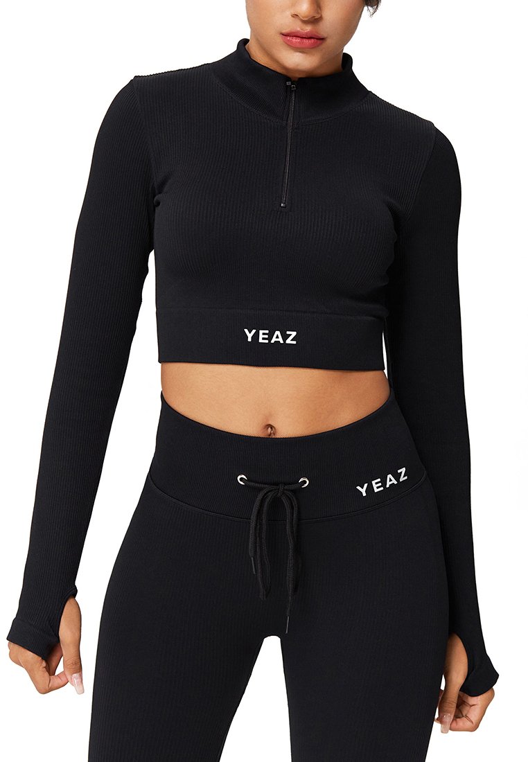 Yeaz Sport T-shirt zwart