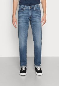 Jack & Jones JJICLARK JJORIGINAL - Calças de ganga de perna direita - blue denim